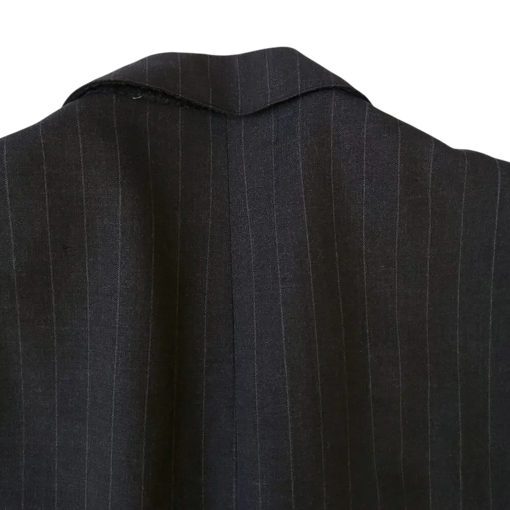 Vintage Brooks Brothers Wool Jacket Blazer Sport Coat Wool Stripe Gentleman 41R
